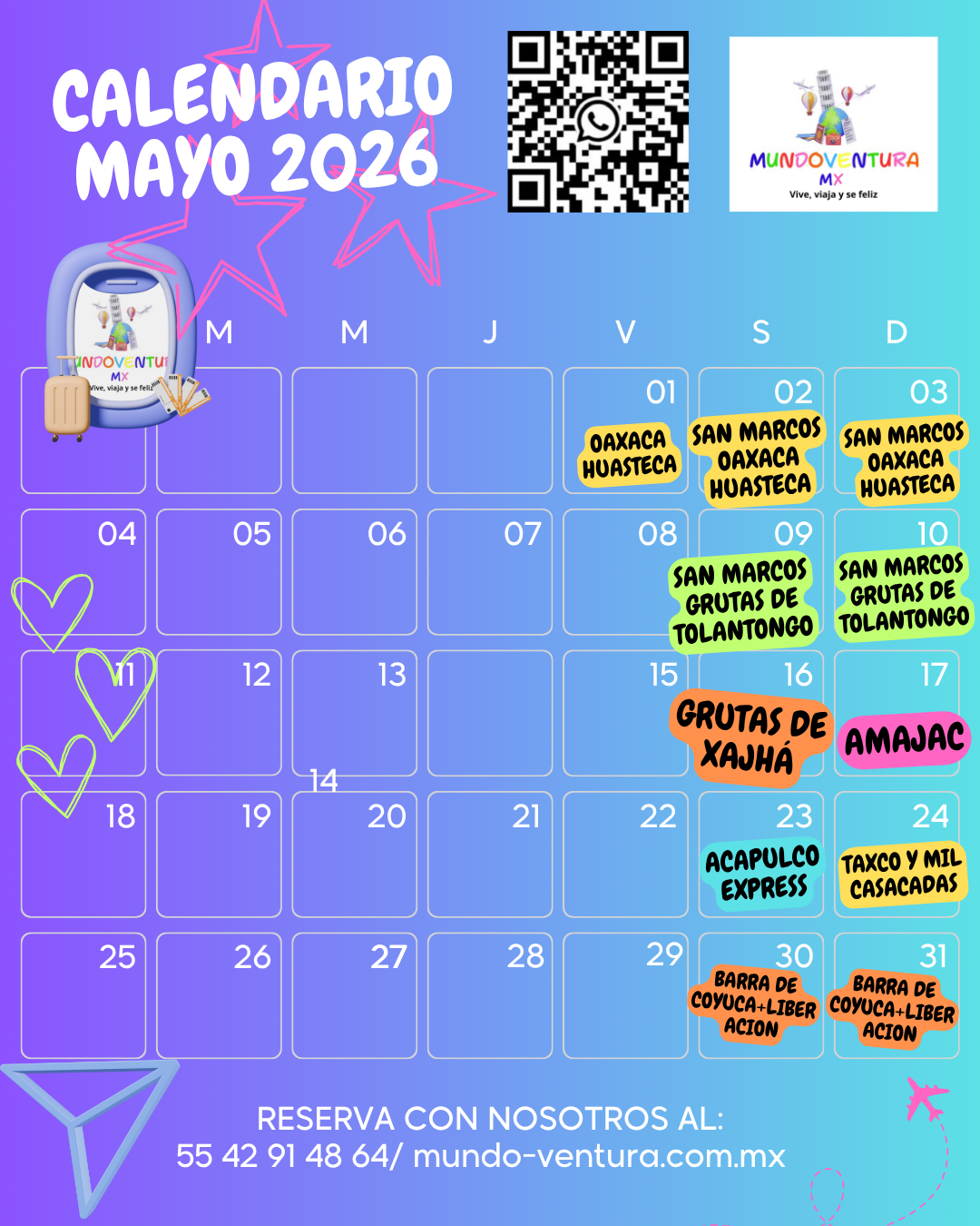 CALENDARIO MAYO 2026