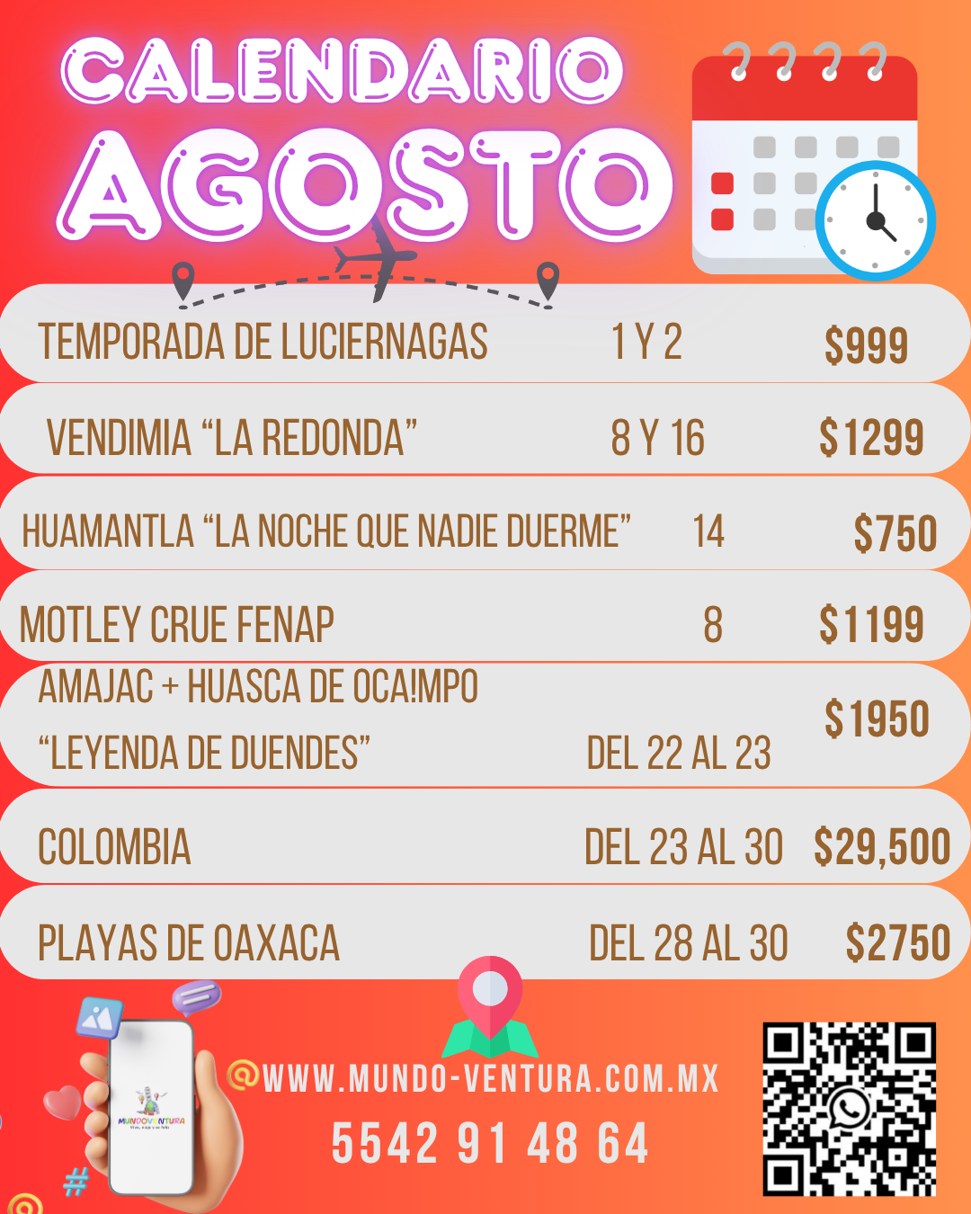 CALENDARIO AGOSTO