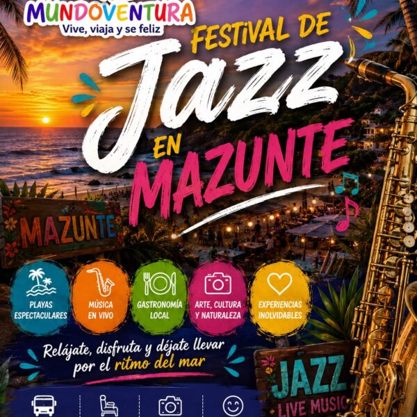 🎷✨ FESTIVAL DE JAZZ 2026 – MAZUNTE, OAXACA 🎺🎻