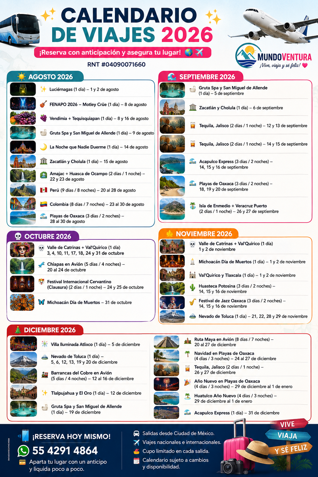 CALENDARIO 2026 MUNDOVENTURA