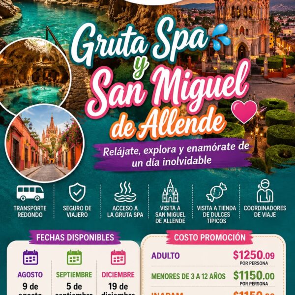 💦Gruta Spa y San Miguel de Allende❤️✨✌️☀️