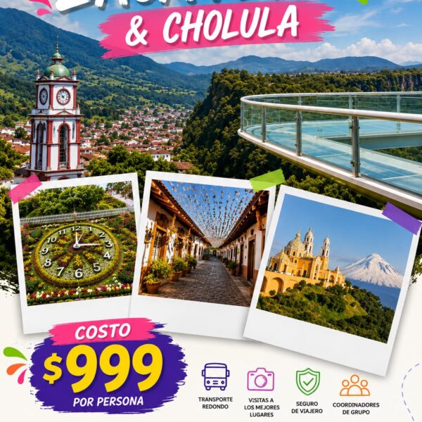 ⭐️🇲🇽 𝗧𝗢𝗨𝗥 𝗭𝗔𝗖𝗔𝗧𝗟𝗔́𝗡 & 𝗖𝗛𝗢𝗟𝗨𝗟𝗔 🍎🫶
